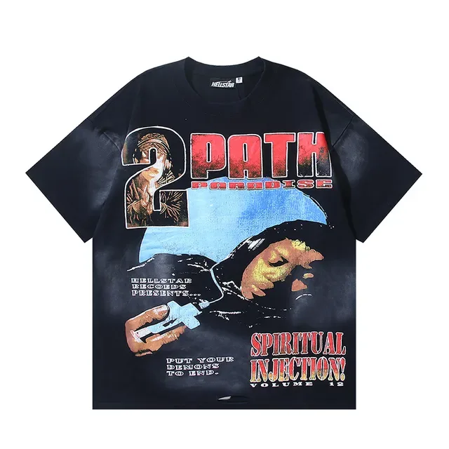 Hellstar Graphic Print Double-Sided T-Shirt 3