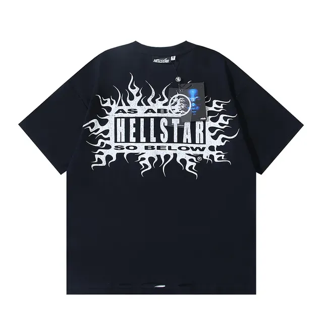 Hellstar Graphic Print Double-Sided T-Shirt 6