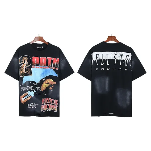 Hellstar Graphic Print Double-Sided T-Shirt 7