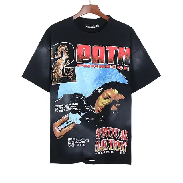 Hellstar Graphic Print Double-Sided T-Shirt 8