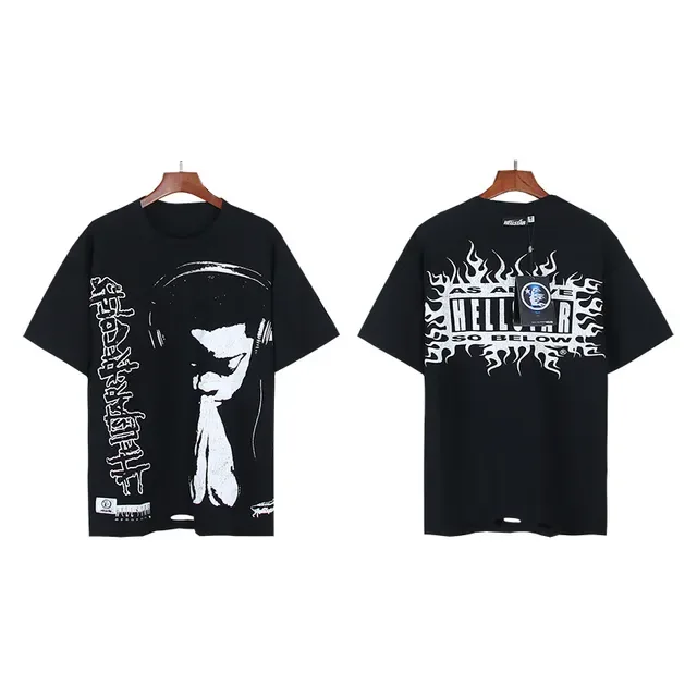 Hellstar Graphic Print Double-Sided T-Shirt 10