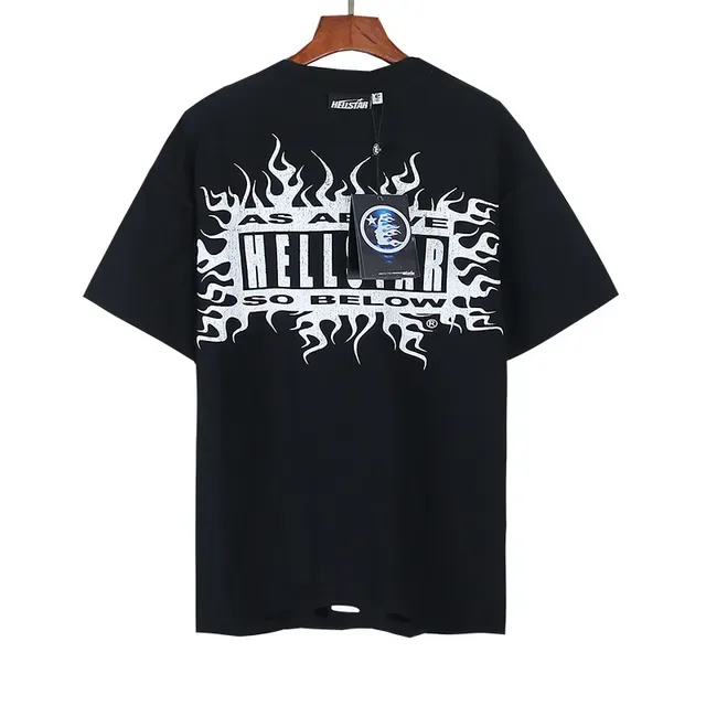 Hellstar Graphic Print Double-Sided T-Shirt 11