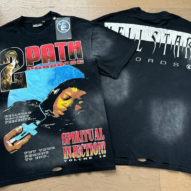 Hellstar Graphic Print Double-Sided T-Shirt 15