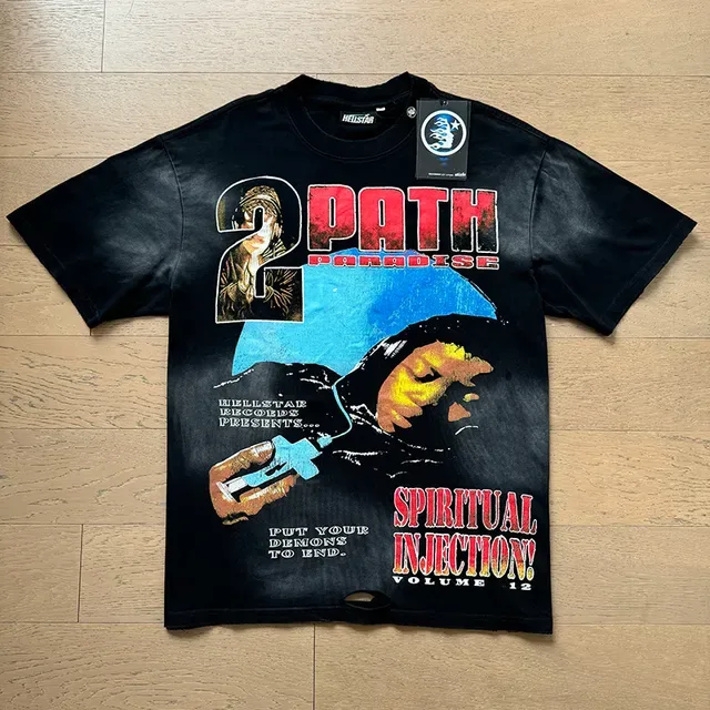 Hellstar Graphic Print Double-Sided T-Shirt 16