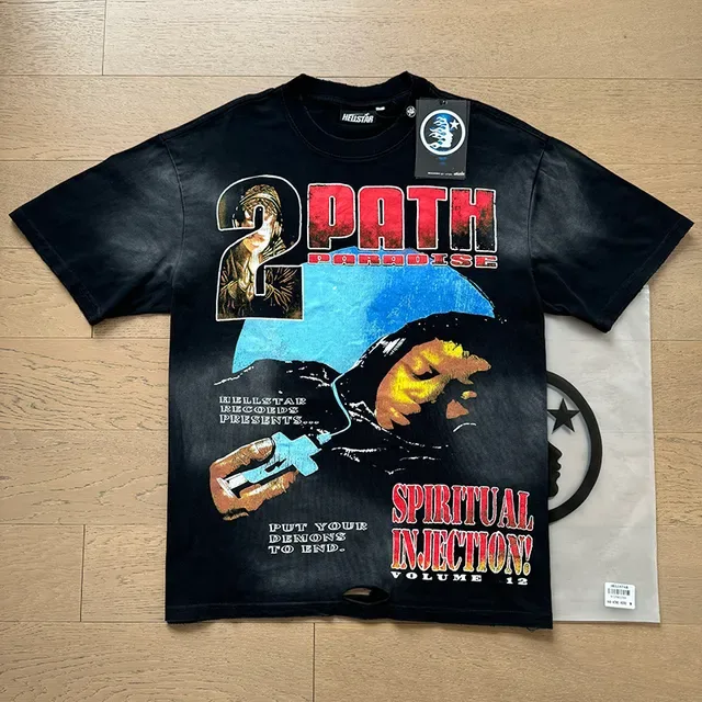 Hellstar Graphic Print Double-Sided T-Shirt 17