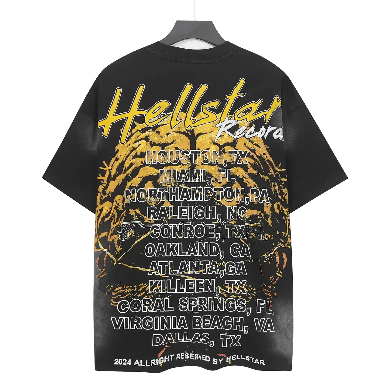 Hellstar Graphic Print Oversized Black T-Shirt 3