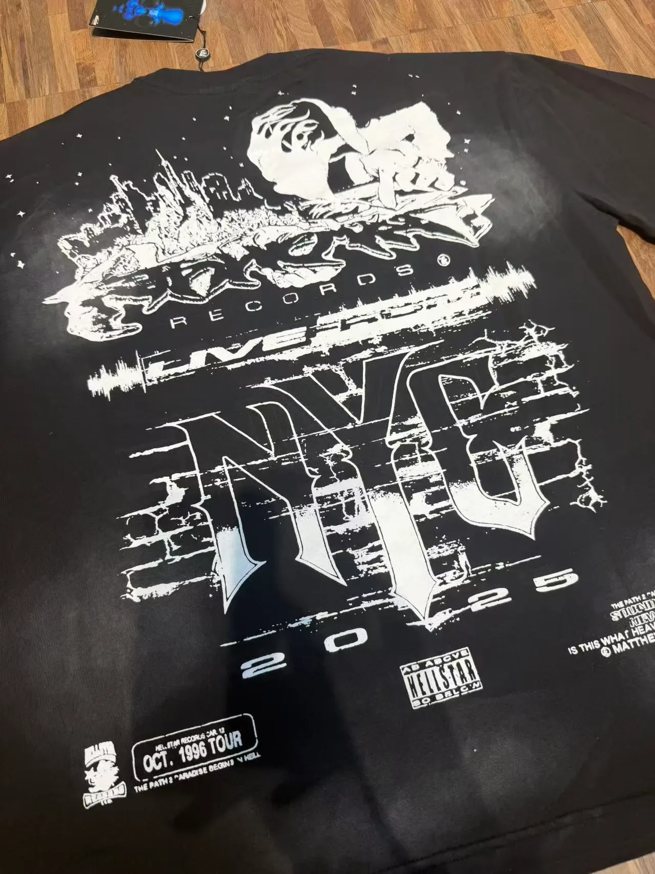 Hellstar Graphic Print Oversized T-Shirt 4
