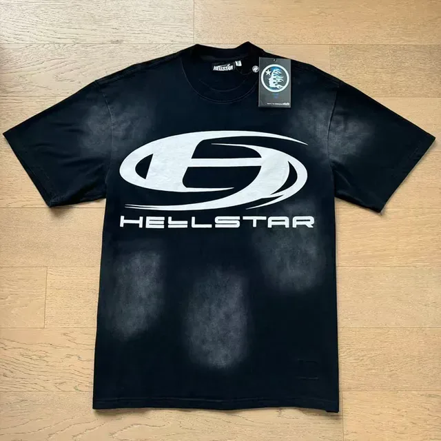 Hellstar Graphic Washed Black T-Shirt 2