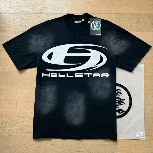 Hellstar Graphic Washed Black T-Shirt 3