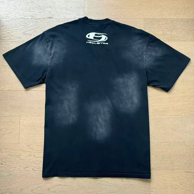 Hellstar Graphic Washed Black T-Shirt 4