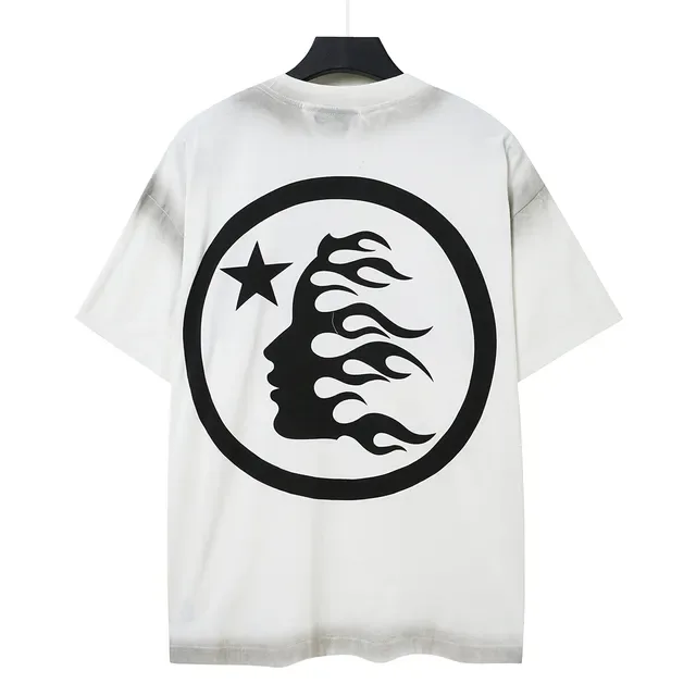 Hellstar Oversized Bleached Graphic Print T-Shirt 3