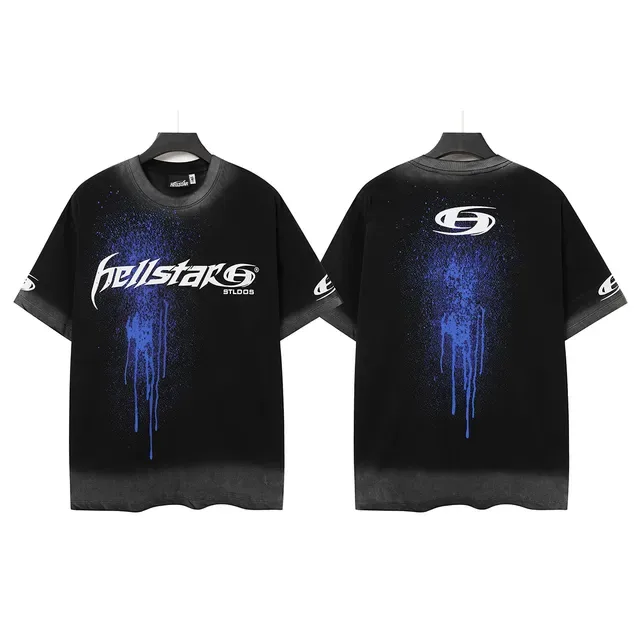Hellstar Spray Drip Gradient Fade T-Shirt 2