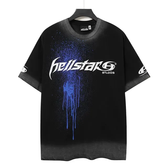 Hellstar Spray Drip Gradient Fade T-Shirt 3