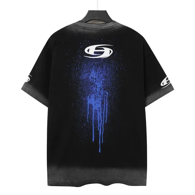 Hellstar Spray Drip Gradient Fade T-Shirt 4