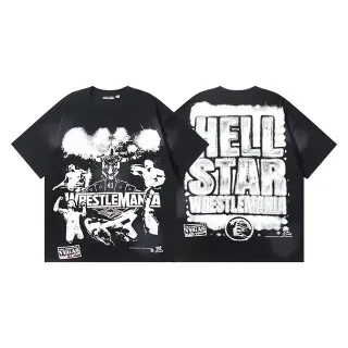 Hellstar WrestleMania গ্রাফিক ওভারসাইজড টি-শার্ট