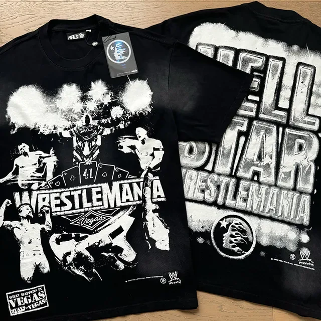 Hellstar WrestleMania Graphic Oversized T-Shirt 7