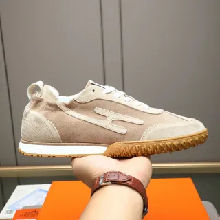 Hermès Zapatilla Lifestyle de Ante Beige