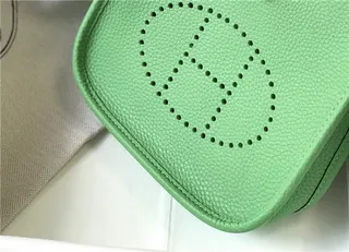Hermès Picotin Lock Yellow Perforated H Underarm Bag 14