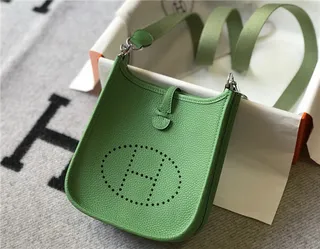 Hermès Picotin Lock Yellow Perforated H Underarm Bag 16