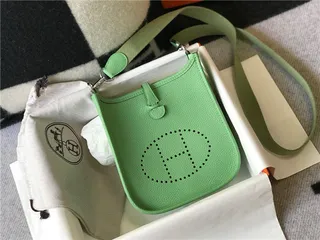 Hermès Picotin Lock Yellow Perforated H Underarm Bag 18