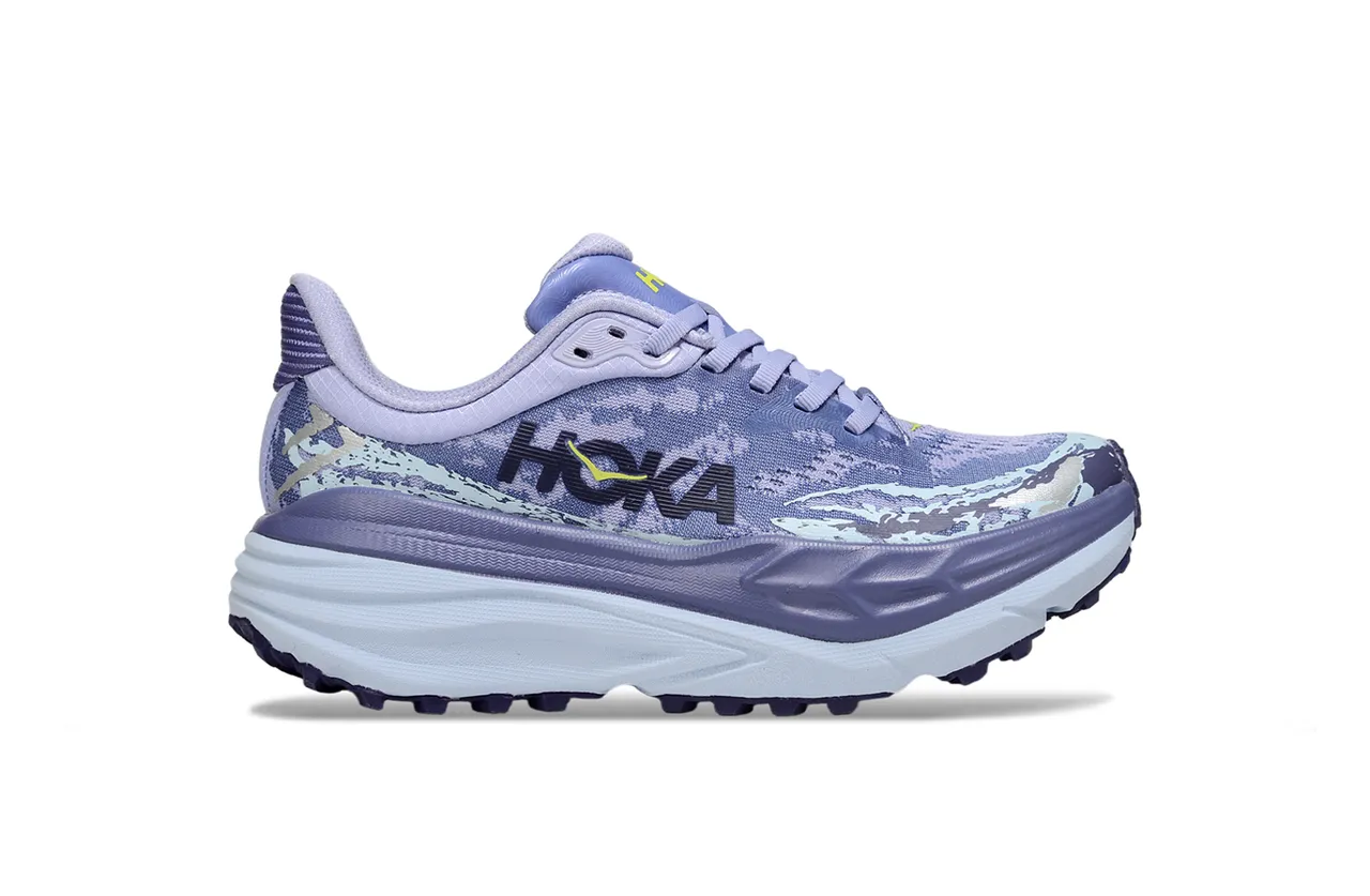 Hoka Clifton Purple White Tige en knit ingénierie Milieu de semelle empilée amortie Chaussures de course 2