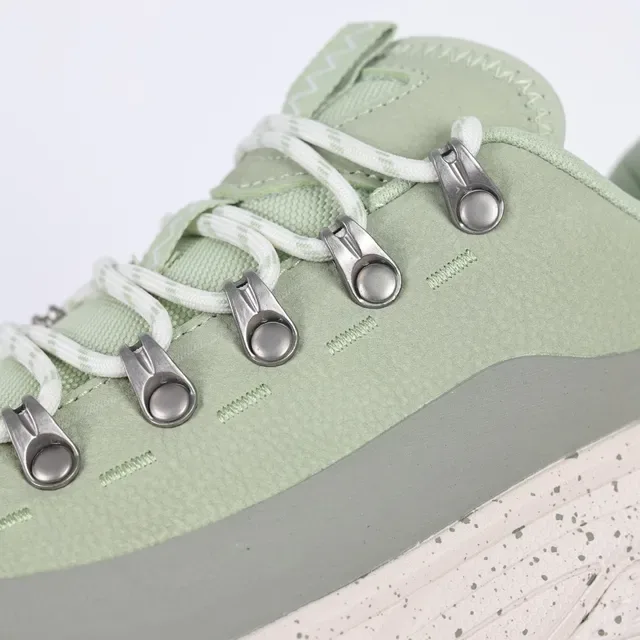 Hoka Vert Beige Semelle Épaisse Inspiré du Trail Semelle Caoutchouc Tachetée Sneakers Lifestyle 6