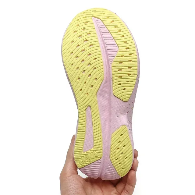Hoka Mach 6 Pink Speckled Running Shoes 4