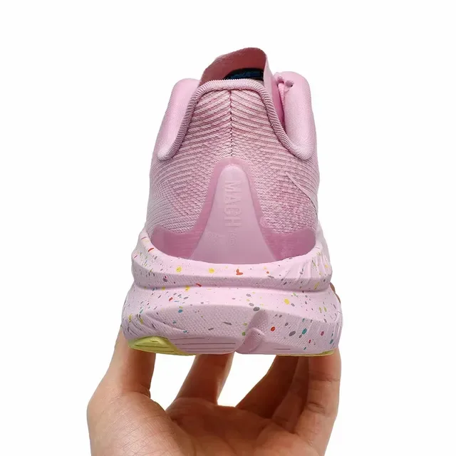 Hoka Mach 6 Pink Speckled Running Shoes 6