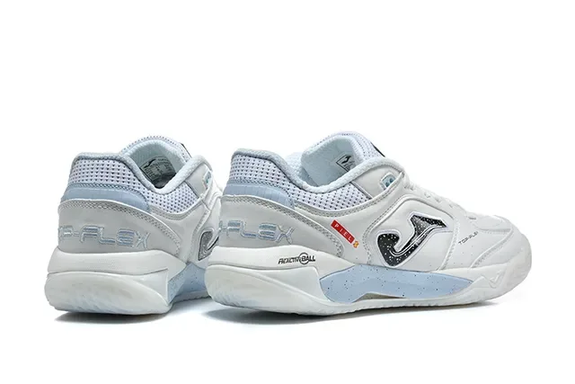 Joma Top Flex White Blue Synthetic-Mesh Upper Lifestyle Sneakers 5