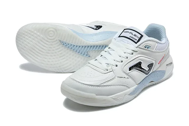 Joma Top Flex White Blue Synthetic-Mesh Upper Lifestyle Sneakers 6