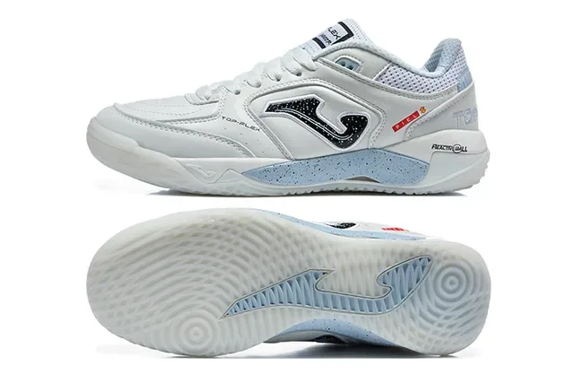 Joma Top Flex White Blue Synthetic-Mesh Upper Lifestyle Sneakers 8