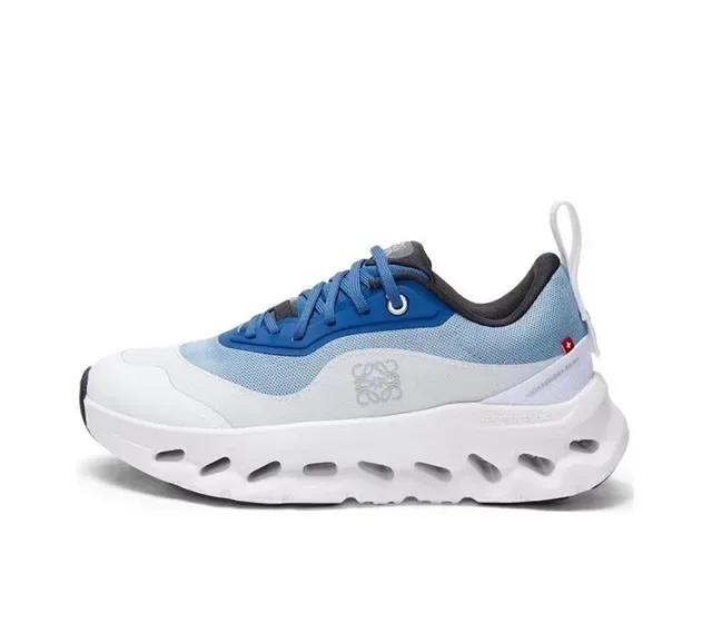 Loewe Anagram Brancos e Azuis Camada de Malha E Sintético Superior Logo Embossado Sneakers Lifestyle 2