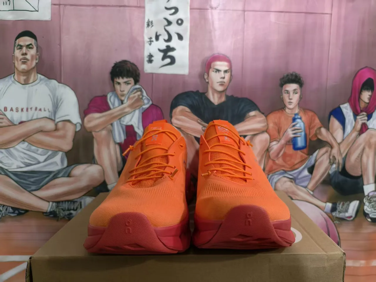 Loewe Cloud Sneakers Chunky Orange Rouge Supérieure en Maille Semelle Perforée Cage 3