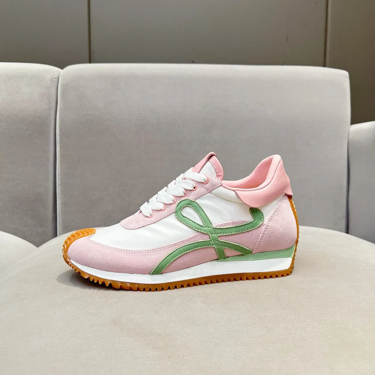 Loewe Flow Runner Pink White Green Orange baskets lifestyle 2