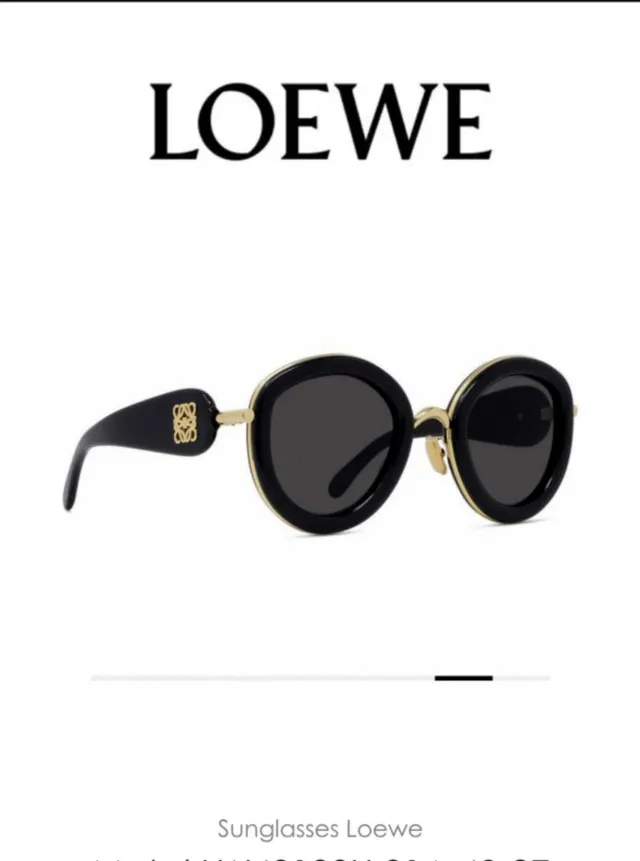 Loewe Round Tortoiseshell and Gold-Tone Sunglasses 2