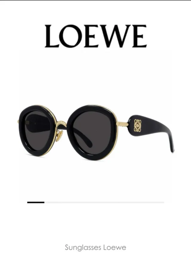 Loewe Round Tortoiseshell and Gold-Tone Sunglasses 5