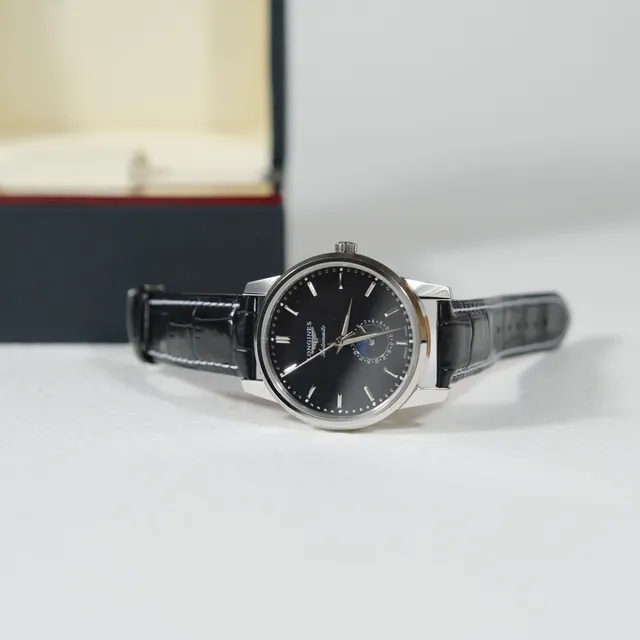Longines Automatique Black Dial Moonphase Mechanical Watch 6