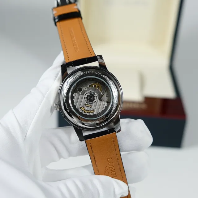 Longines Automatique Black Dial Moonphase Mechanical Watch 7