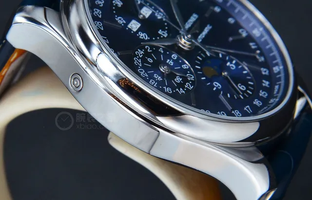 Longines Master Collection Chronograph Moonphase Blue Dial Mechanical Watch 3