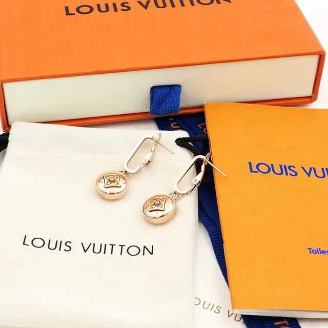 Louis Vuitton B Blossom 18K Rose Gold Diamond Earrings 4