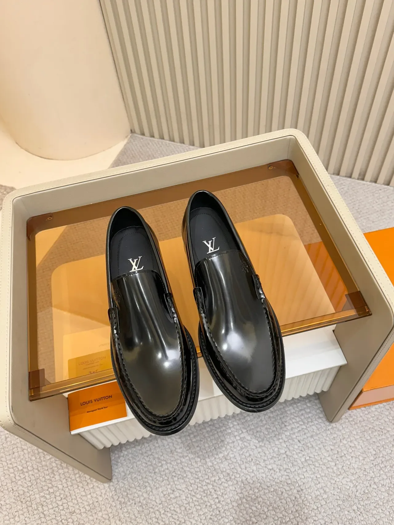 Louis Vuitton Bit Loafer Black Patent Leather Loafers 5