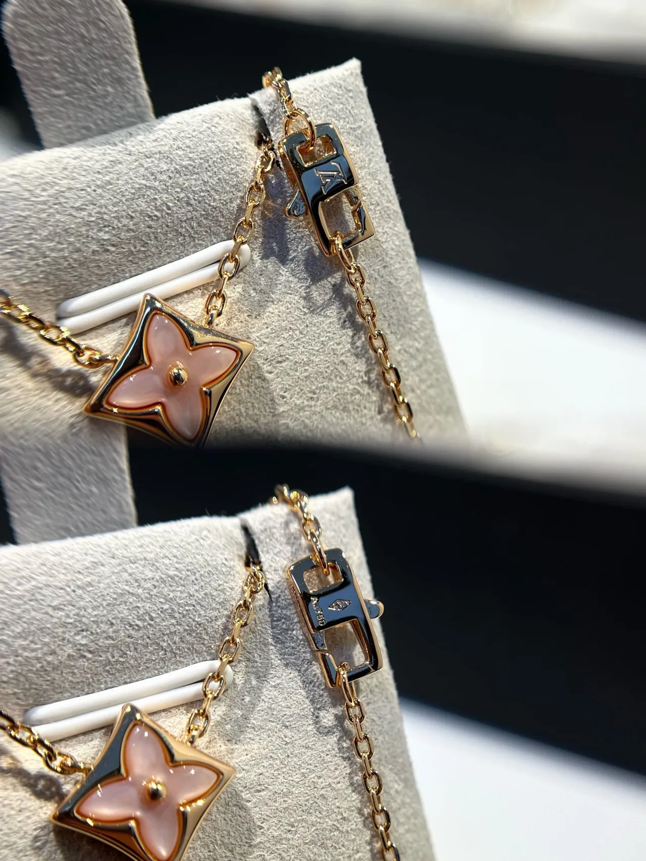 Louis Vuitton Blossom Floral Mother-of-Pearl Pendant Necklace 7