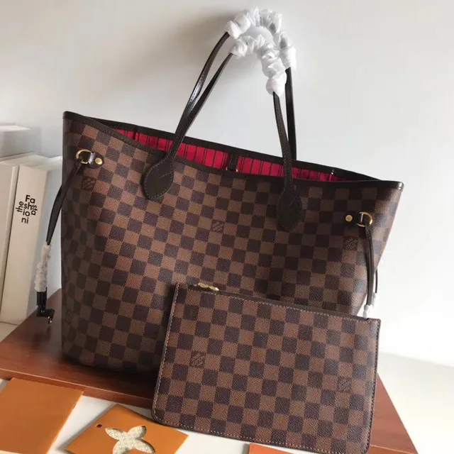 Louis Vuitton Brown Beige Monogram Canvas Rolled Leather Handles Tote Bag 21