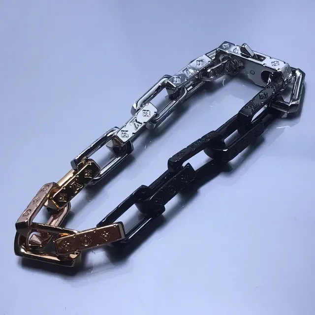 Louis Vuitton Chain Reaction Tri-Tone Monogram Bracelet 2