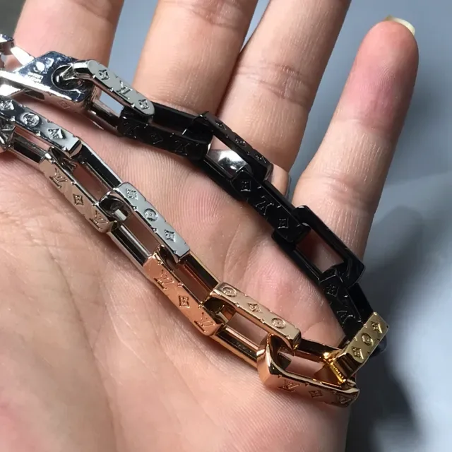 Louis Vuitton Chain Reaction Tri-Tone Monogram Bracelet 3