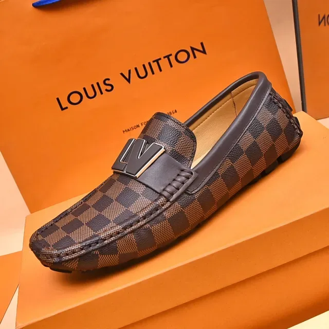 লুই ভিটন ড্যামিয়ার এবেন LV বাকেল লোফার্স 5