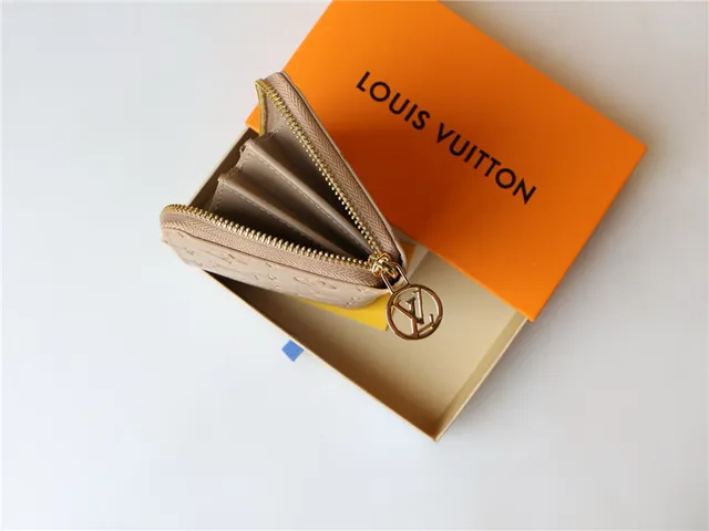 Louis Vuitton Embossed Monogram Beige Long Wallet 12