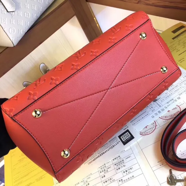 Louis Vuitton Embossed Monogram কালো Structured টপ-হ্যান্ডেল বস্টন ব্যাগ 2