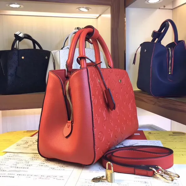Louis Vuitton Embossed Monogram কালো Structured টপ-হ্যান্ডেল বস্টন ব্যাগ 5