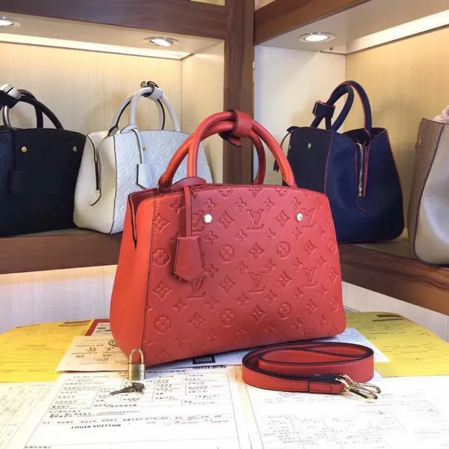 Louis Vuitton Embossed Monogram কালো Structured টপ-হ্যান্ডেল বস্টন ব্যাগ 6